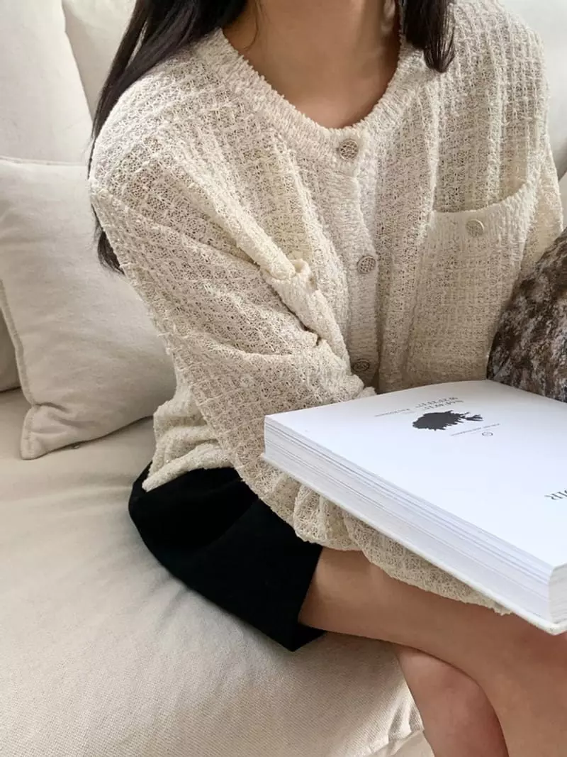 Moheli - Korean Women Fashion - #womensfashion - Twid Cardigan - 4