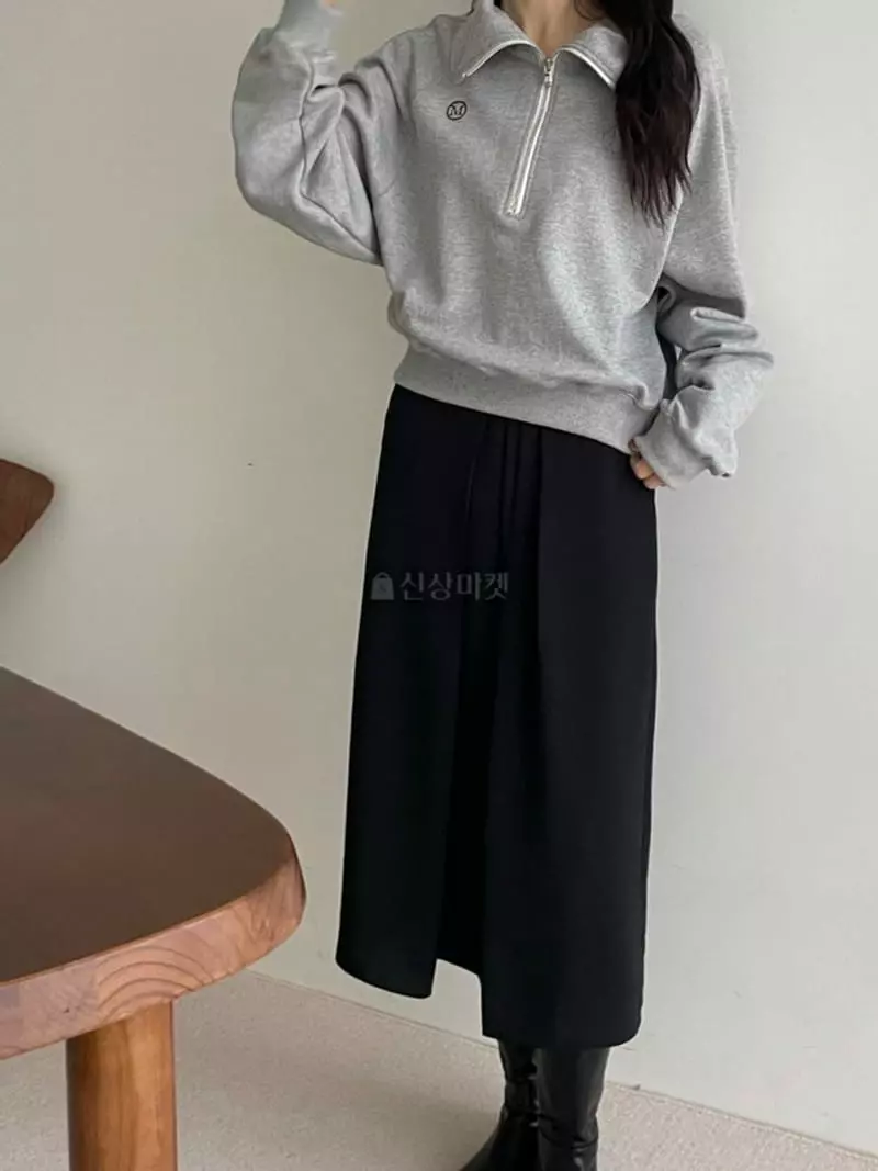 Moheli - Korean Women Fashion - #momslook - Classic Zip-up Sweatshirt - 5