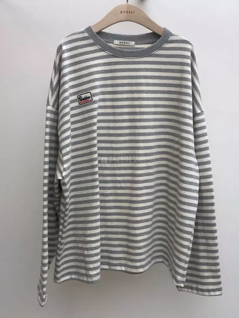 Moheli - Korean Women Fashion - #momslook - Stripes Tee - 6