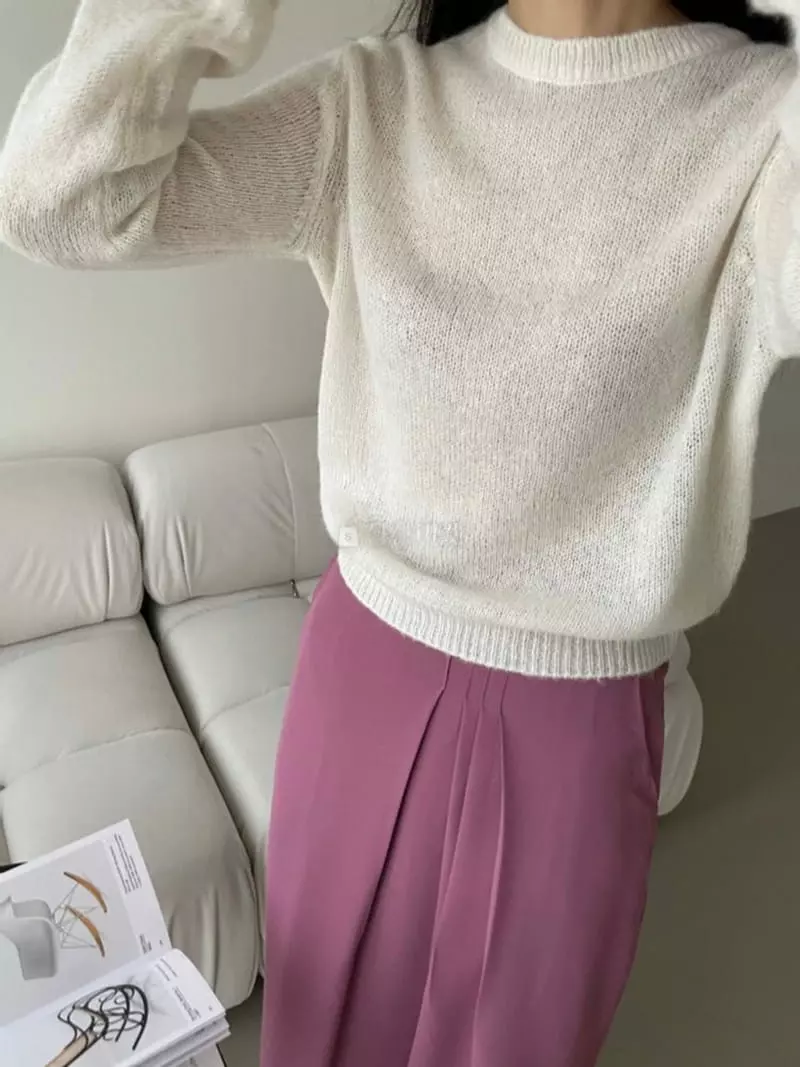 Moheli - Korean Women Fashion - #momslook - Ander Knit - 4