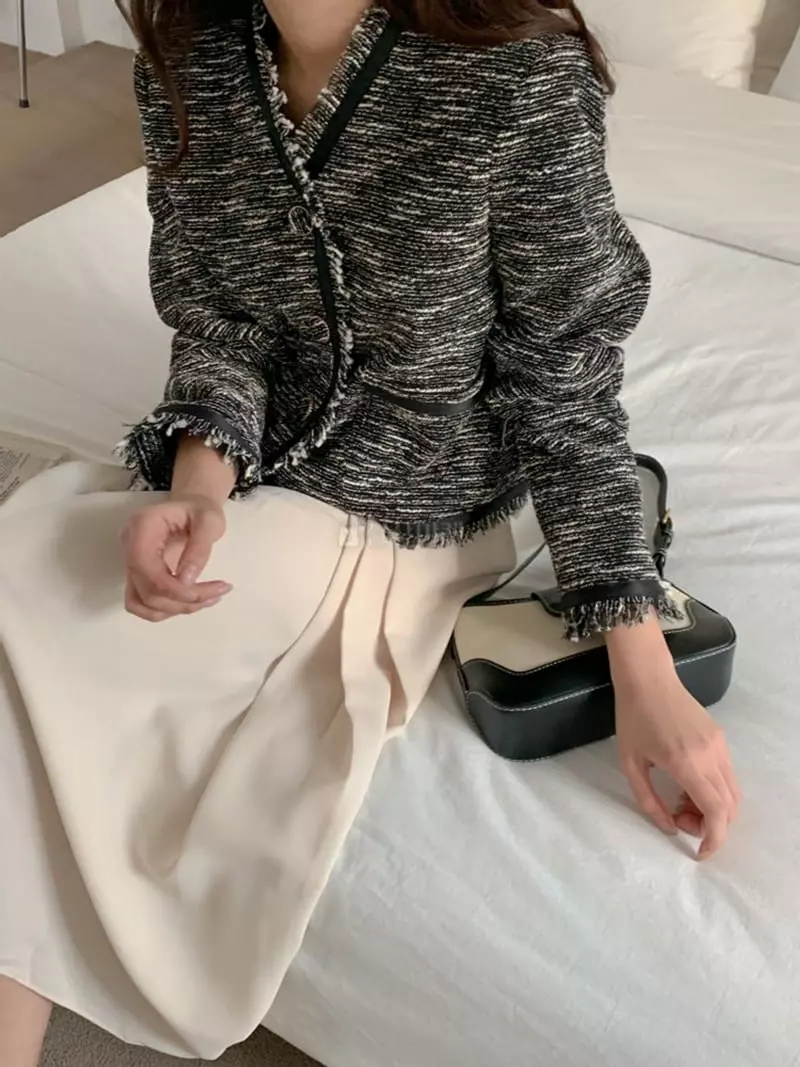 Moheli - Korean Women Fashion - #momslook - Susul Twid Jacket - 2