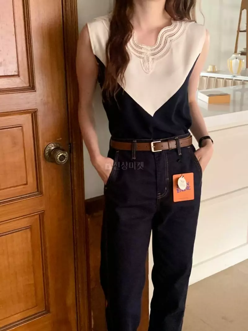 Moheli - Korean Women Fashion - #momslook - Lace Sleeveless - 6