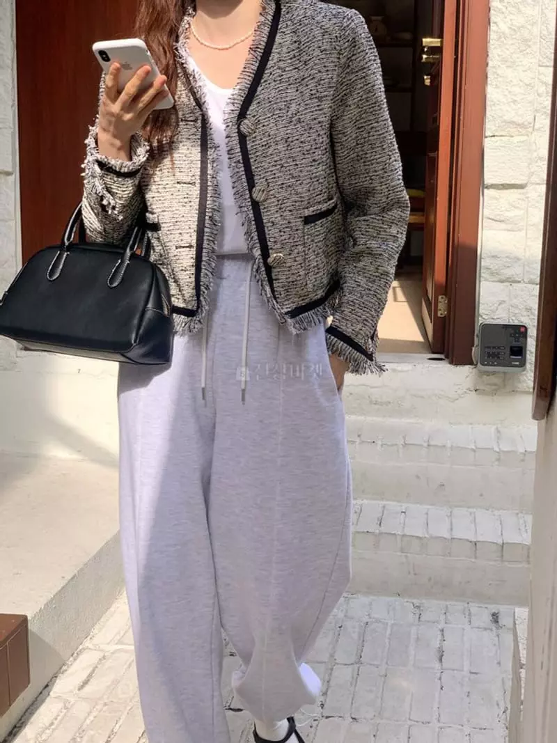 Moheli - Korean Women Fashion - #pursuepretty - Susul Twid Jacket - 6