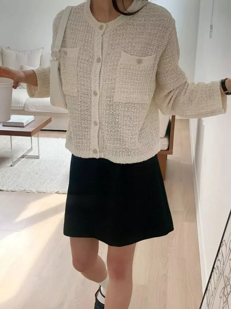 Moheli - Korean Women Fashion - #womensfashion - Twid Cardigan - 3