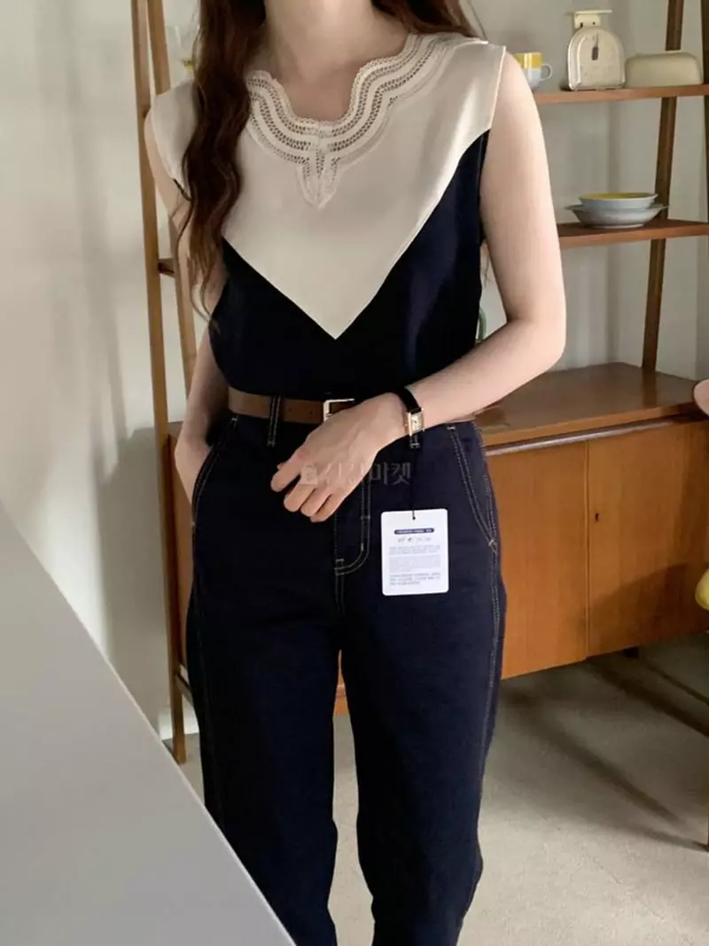 Moheli - Korean Women Fashion - #womensfashion - Lace Sleeveless - 9