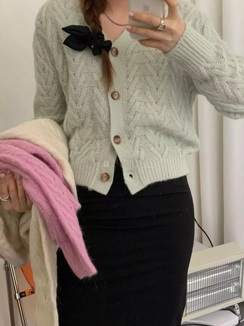 Moheli - Korean Women Fashion - #womensfashion - Daisy Cardigan - 8