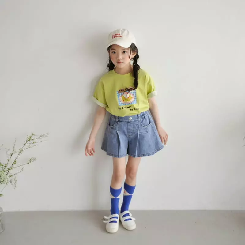 Momo Ann - Korean Children Fashion - #Kfashion4kids - Waffle Tee - 6