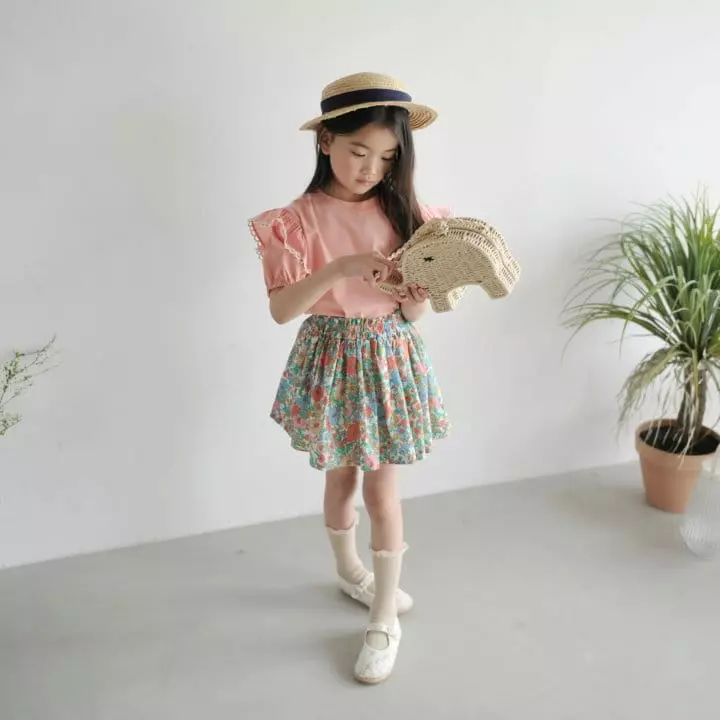 Momo Ann - Korean Children Fashion - #childofig - Garden Skirt - 3
