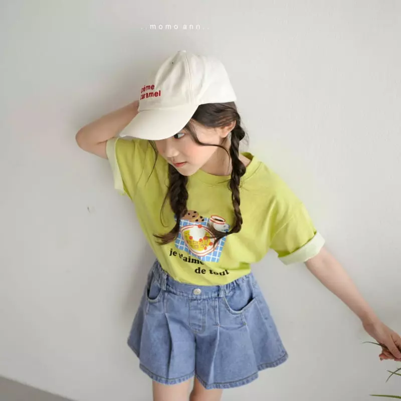 Momo Ann - Korean Children Fashion - #kidsshorts - Waffle Tee - 3