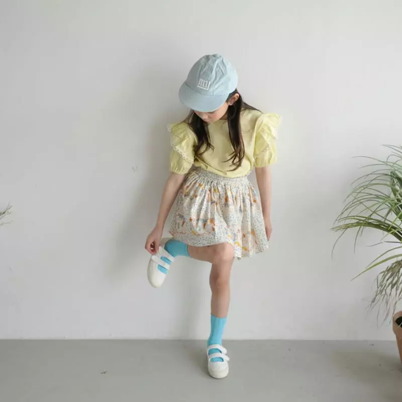 Momo Ann - Korean Children Fashion - #kidsstore - Garden Skirt - 9