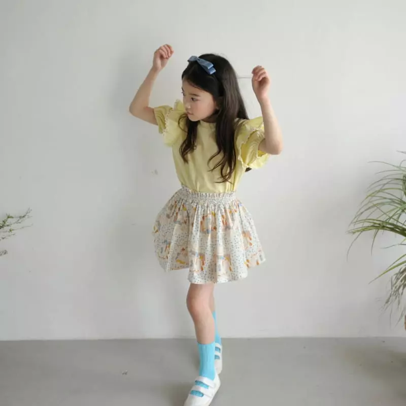 Momo Ann - Korean Children Fashion - #kidzfashiontrend - Garden Skirt - 10