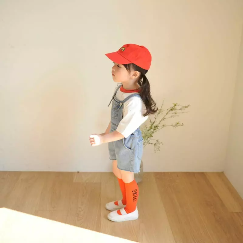 Momo Ann - Korean Children Fashion - #magicofchildhood - Denim Dungarees Pants - 5