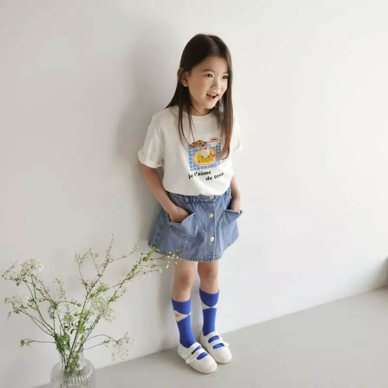Momo Ann - Korean Children Fashion - #minifashionista - Waffle Tee - 9