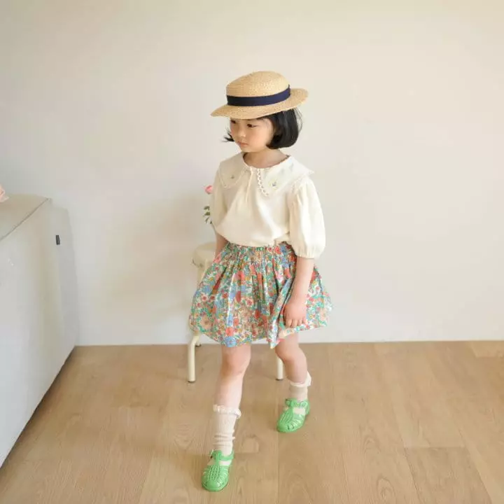 Momo Ann - Korean Children Fashion - #prettylittlegirls - Garden Skirt