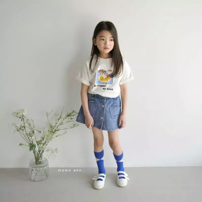Momo Ann - Korean Children Fashion - #prettylittlegirls - Waffle Tee - 10
