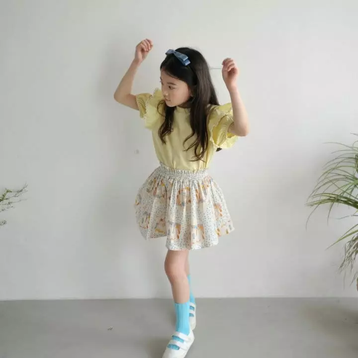 Momo Ann - Korean Children Fashion - #todddlerfashion - Macaroon Tee - 12