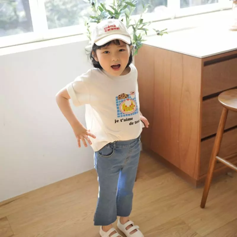 Momo Ann - Korean Children Fashion - #toddlerclothing - Waffle Tee - 12