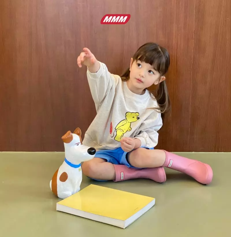 Momomo - Korean Children Fashion - #kidsshorts - Bear Balloon Sweatshirt - 12