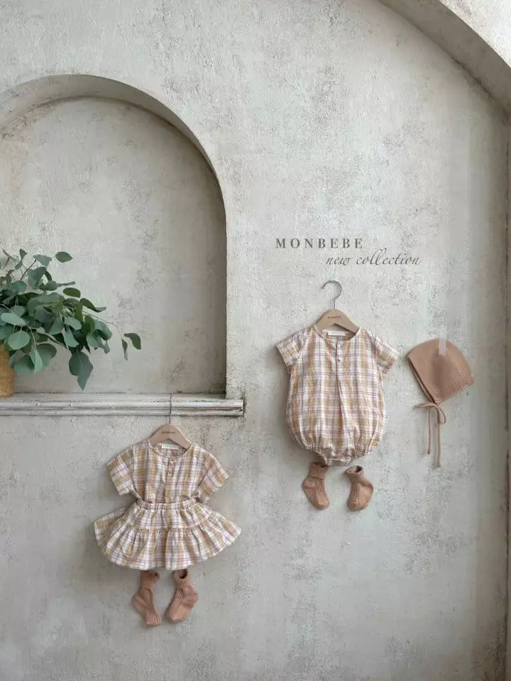 Monbebe - Korean Children Fashion - #childofig - Check Blouse - 10