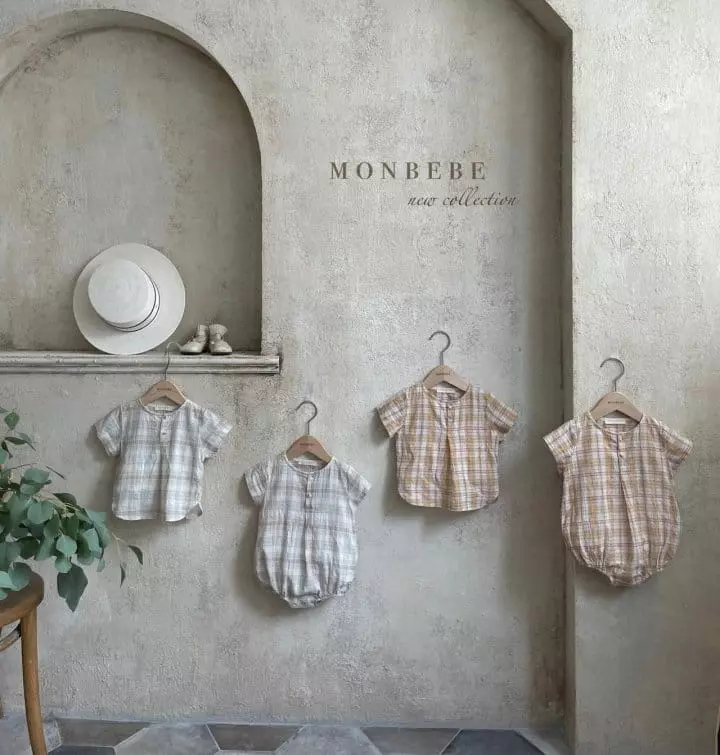 Monbebe - Korean Children Fashion - #kidzfashiontrend - Check Blouse - 3