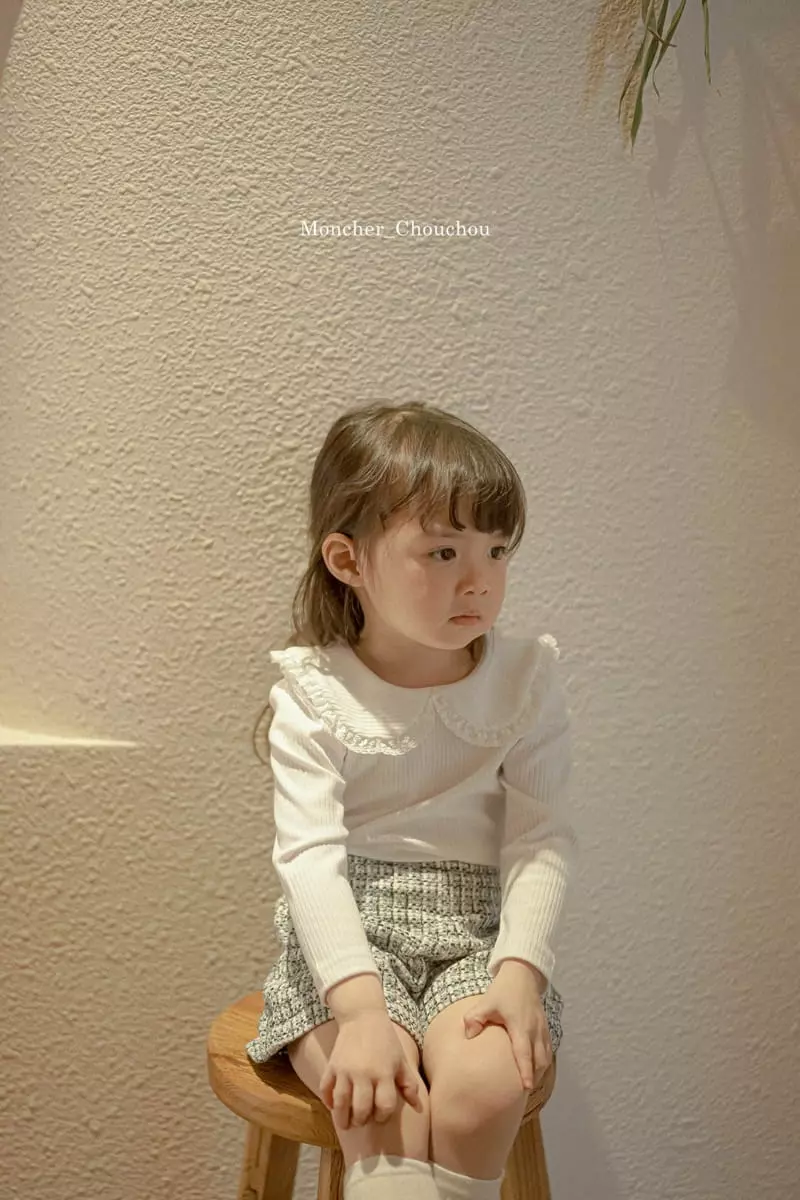 Moncher Chouchou - Korean Children Fashion - #Kfashion4kids - Lace Collar Tee - 7