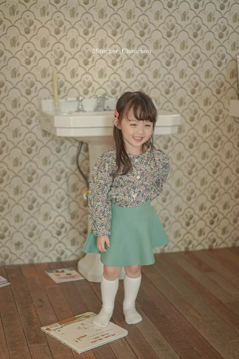 Moncher Chouchou - Korean Children Fashion - #childrensboutique - Flare Skirt - 7