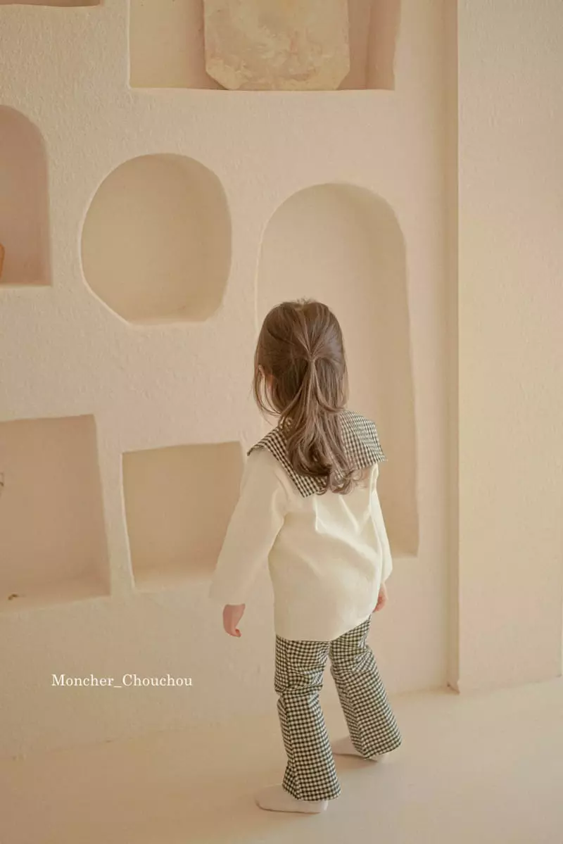 Moncher Chouchou - Korean Children Fashion - #designkidswear - Gobang Check Pants - 5