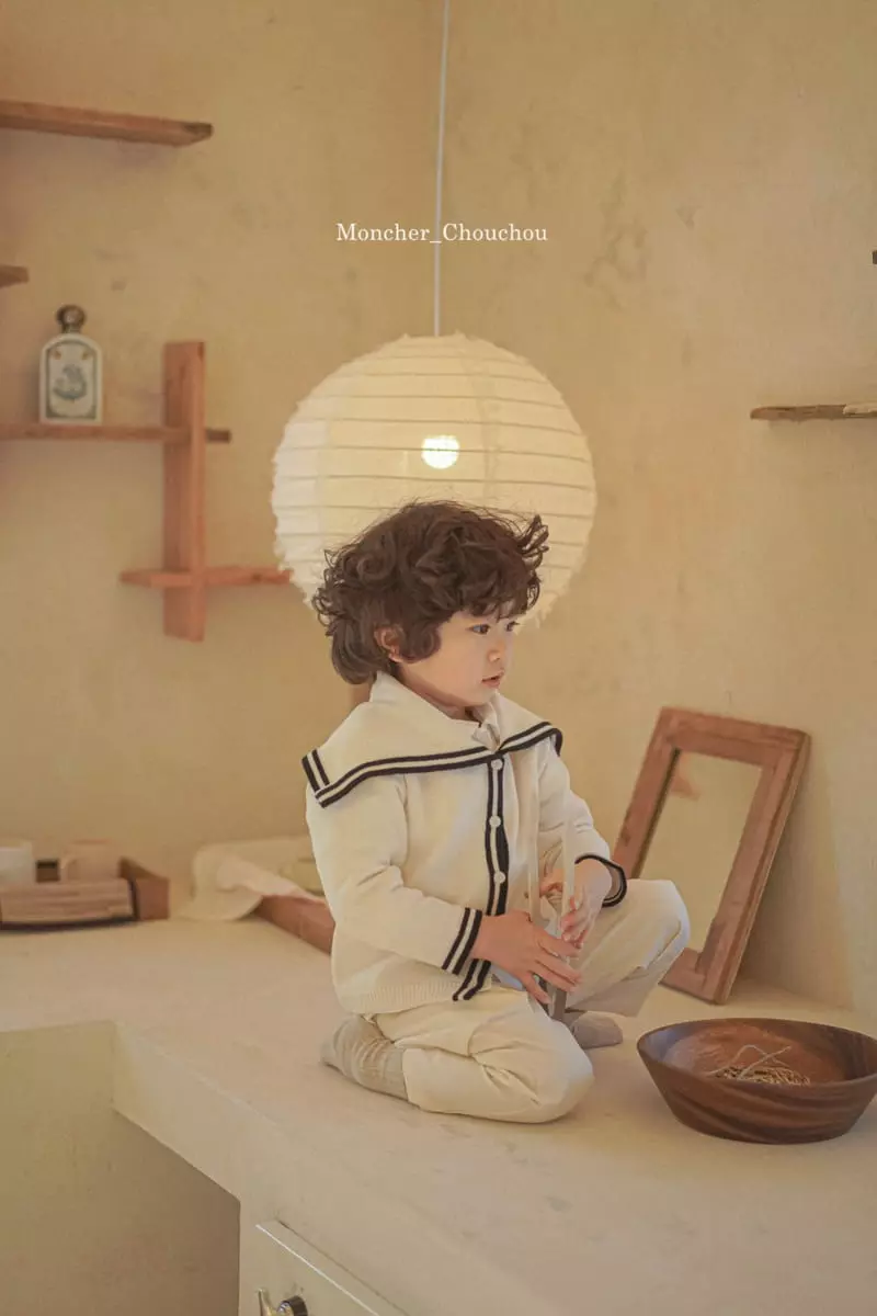 Moncher Chouchou - Korean Children Fashion - #fashionkids - Sailor Cardigan