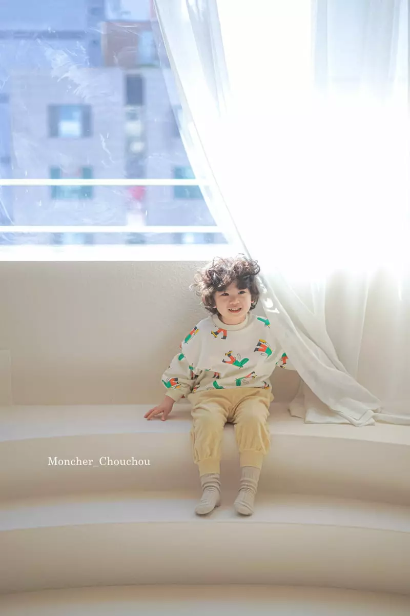 Moncher Chouchou - Korean Children Fashion - #kidsshorts - Crocodile Sweatshirt
