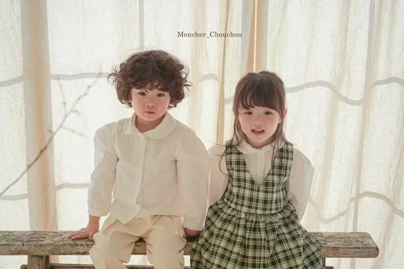 Moncher Chouchou - Korean Children Fashion - #kidsstore - Puff Blouse