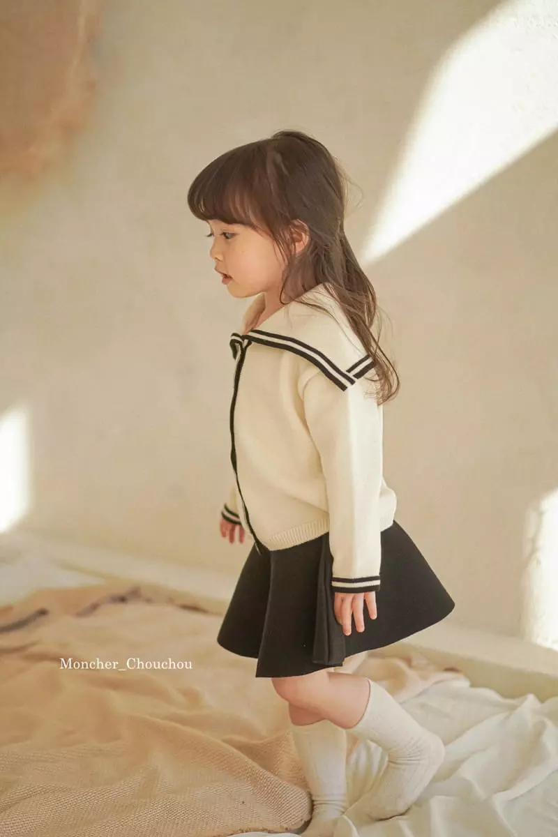 Moncher Chouchou - Korean Children Fashion - #littlefashionista - Sailor Cardigan - 6