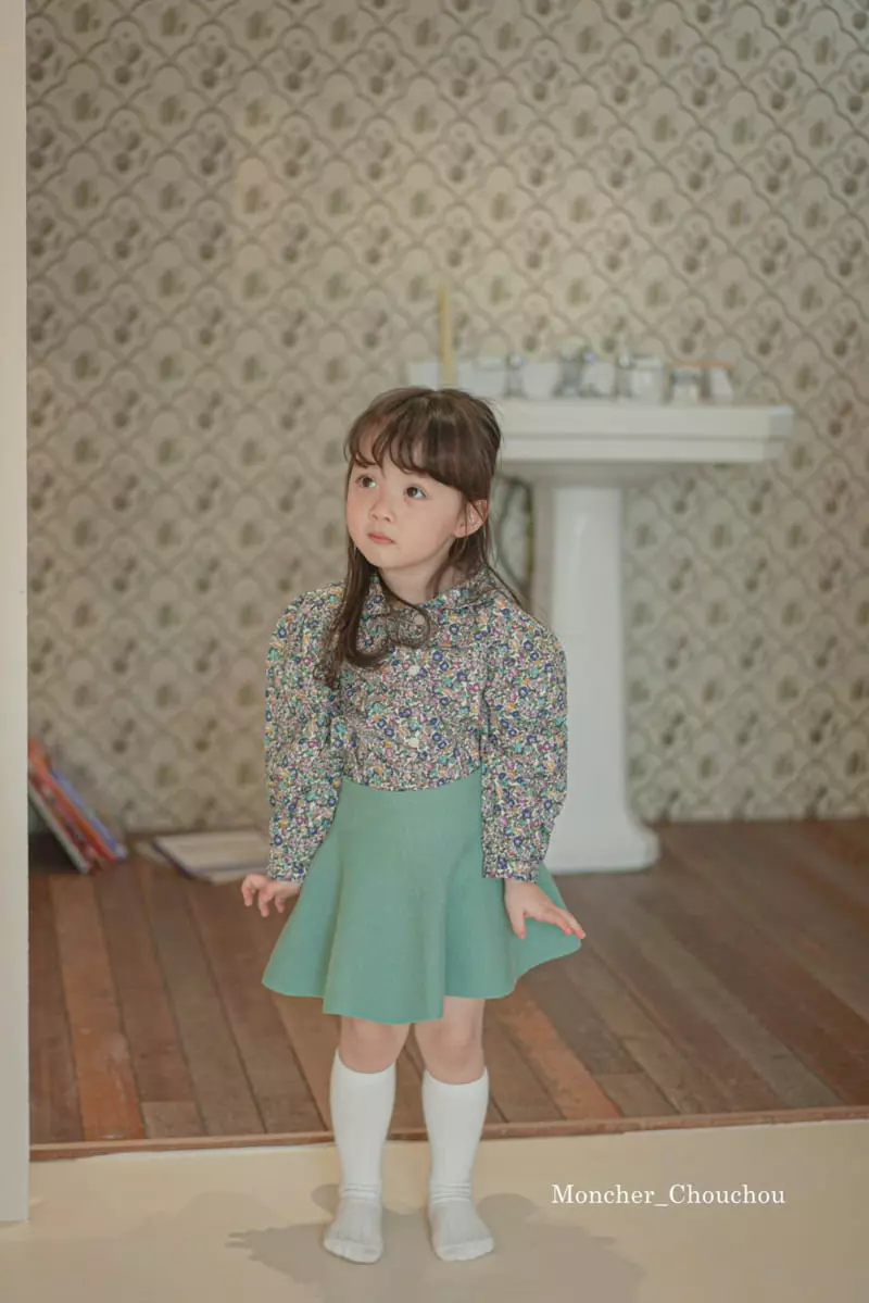 Moncher Chouchou - Korean Children Fashion - #magicofchildhood - Puff Blouse - 5