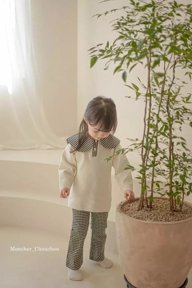Moncher Chouchou - Korean Children Fashion - #stylishchildhood - Gobang Check Pants - 2