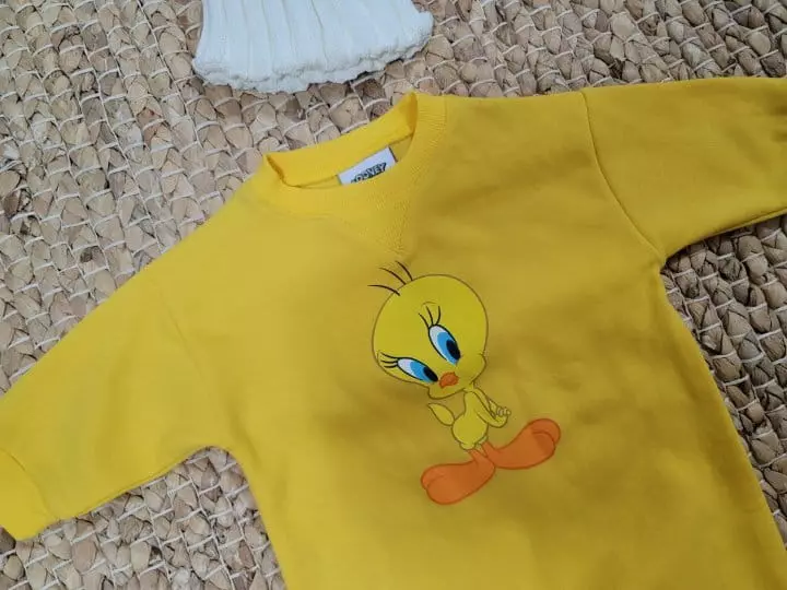 Moran - Korean Baby Fashion - #onlinebabyboutique - Tweety Bodysuit - 8