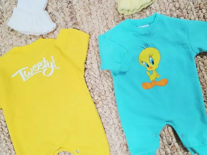 Moran - Korean Baby Fashion - #onlinebabyshop - Tweety Bodysuit - 9
