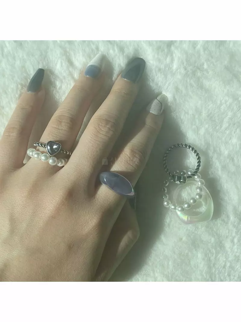 Muse - Korean Women Fashion - #thatsdarling - Ring [set of 3] - 3
