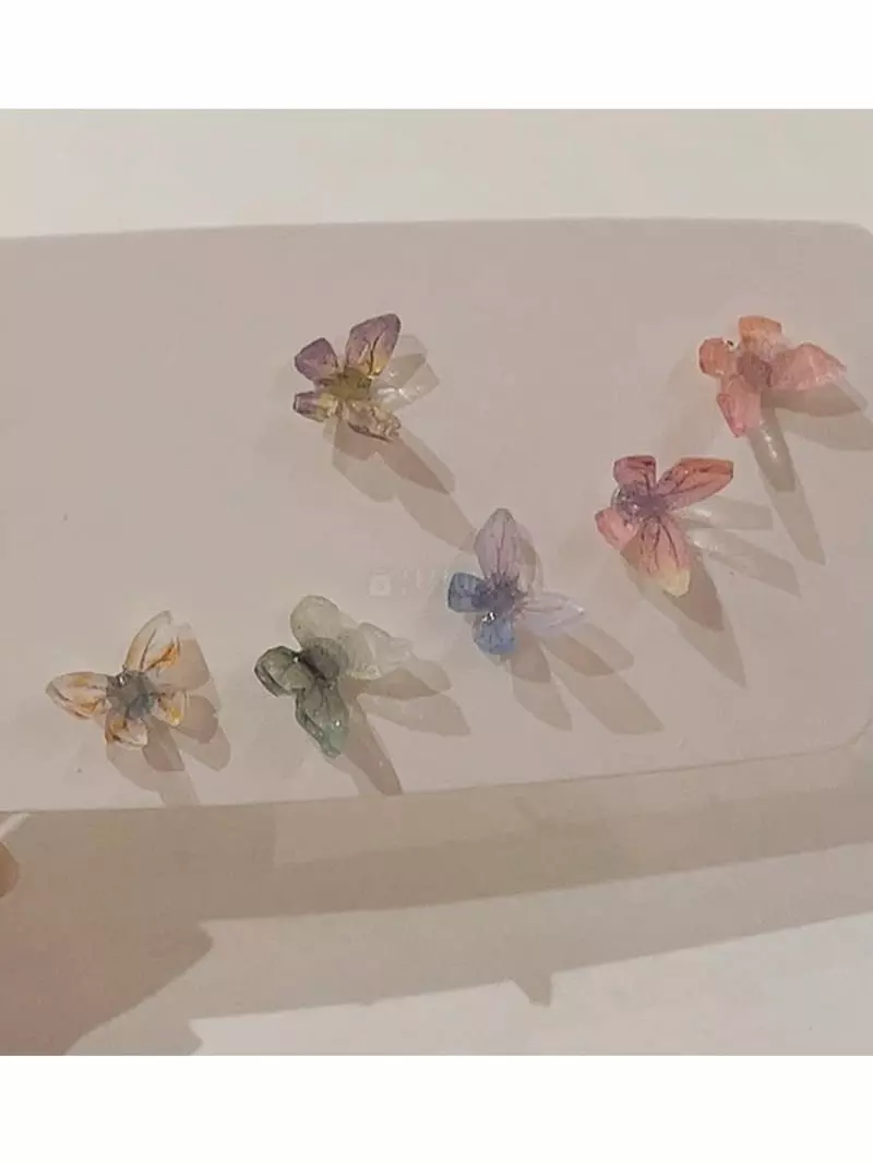 Muse - Korean Women Fashion - #thatsdarling - Butterfly Earring [set of 6]