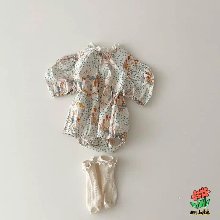 My Bebe - Korean Baby Fashion - #babyboutique - Picnic Bodysuit - 5