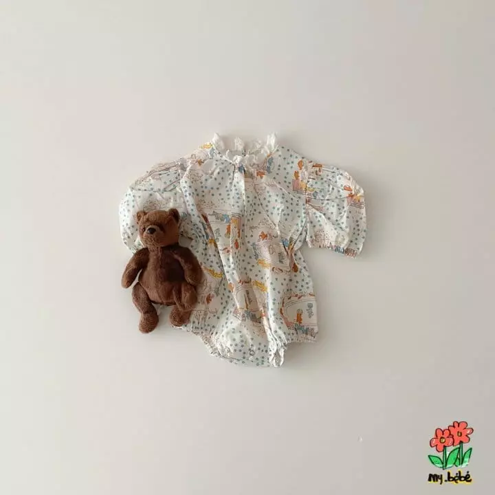 My Bebe - Korean Baby Fashion - #babyboutiqueclothing - Picnic Bodysuit - 6