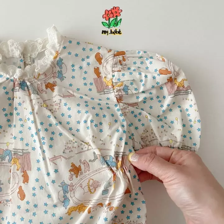 My Bebe - Korean Baby Fashion - #babyfashion - Picnic Bodysuit - 8