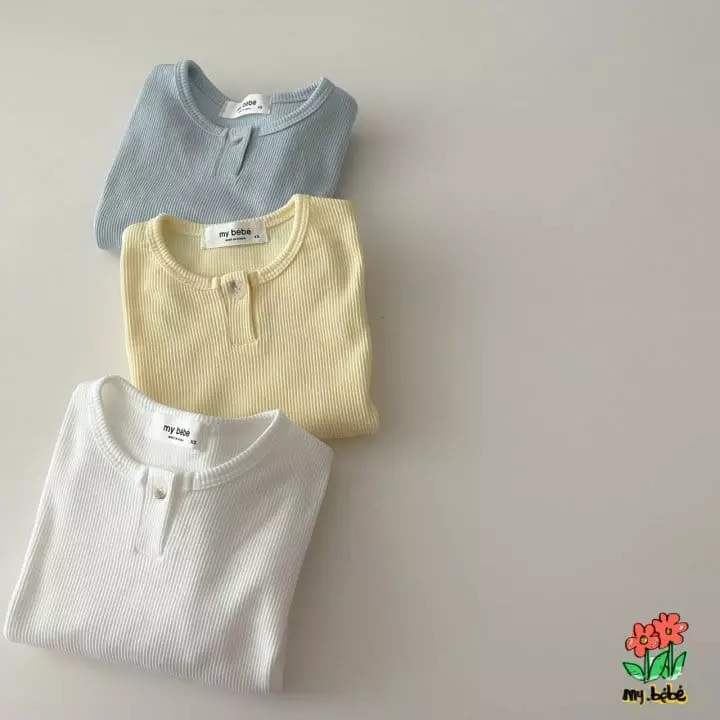 My Bebe - Korean Baby Fashion - #babyfashion - Bebe Stripes Tee - 2