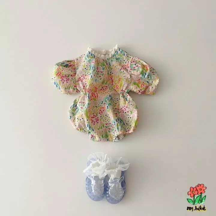 My Bebe - Korean Baby Fashion - #babygirlfashion - Picnic Bodysuit - 10