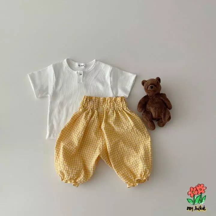 My Bebe - Korean Baby Fashion - #babylifestyle - Bebe Stripes Tee - 5