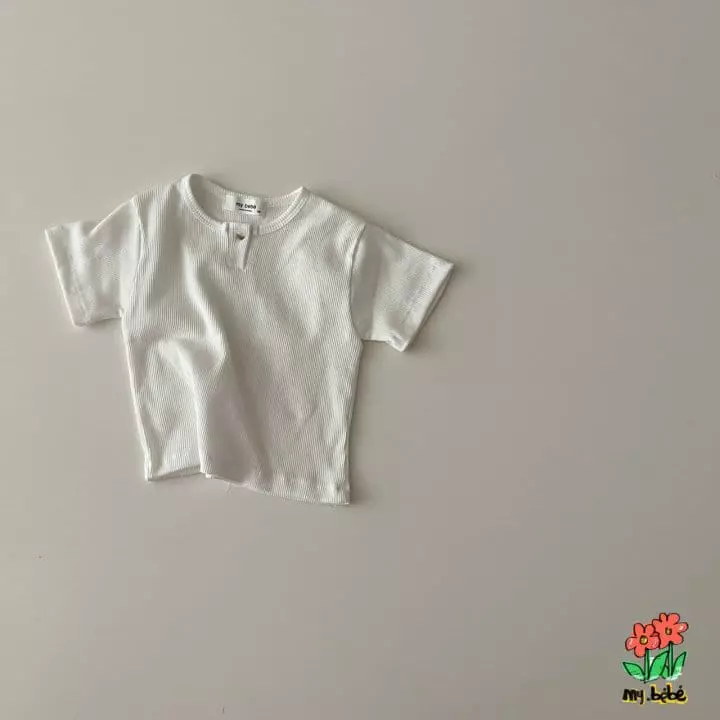 My Bebe - Korean Baby Fashion - #babyootd - Bebe Stripes Tee - 7