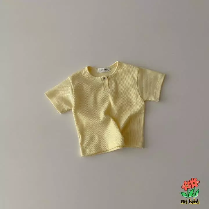 My Bebe - Korean Baby Fashion - #onlinebabyshop - Bebe Stripes Tee - 12