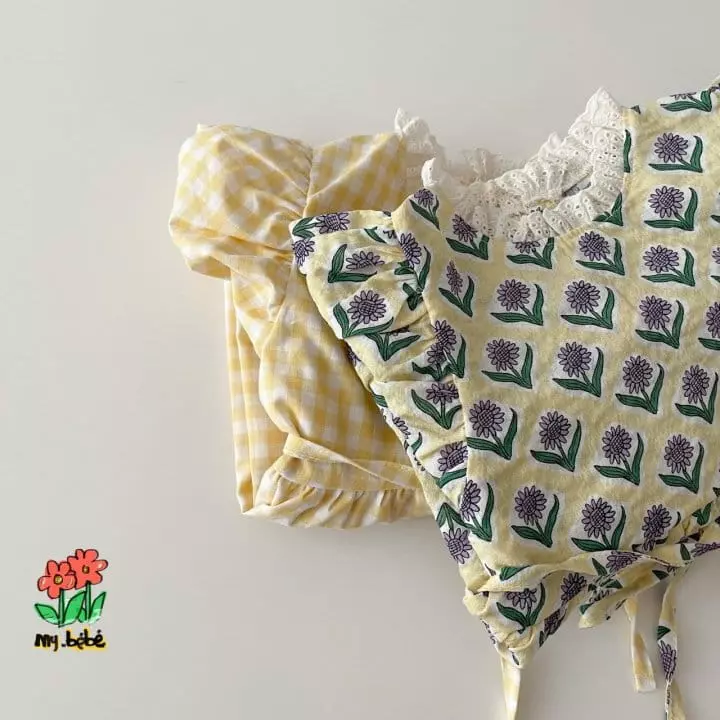 My Bebe - Korean Children Fashion - #childrensboutique - Daisy One-piece - 2