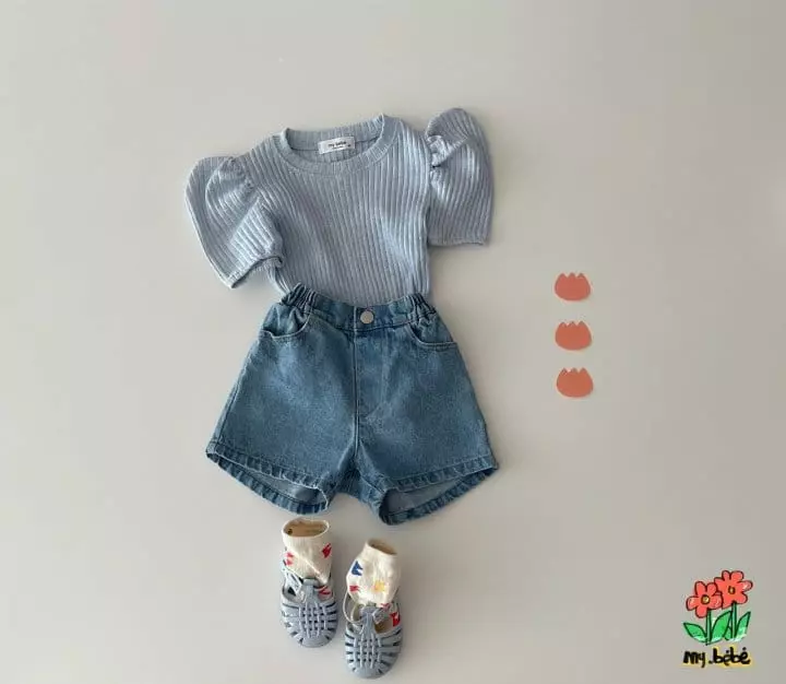 My Bebe - Korean Children Fashion - #discoveringself - Denim shorts - 11