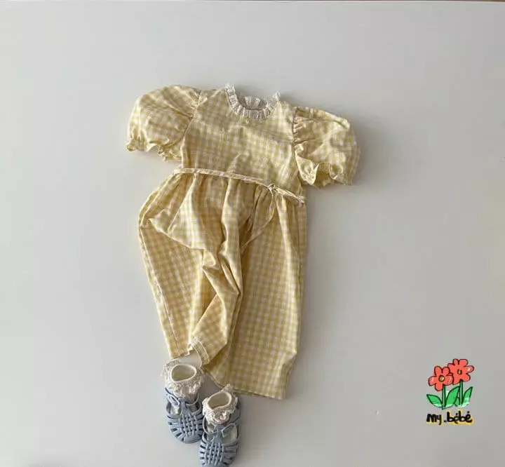 My Bebe - Korean Children Fashion - #minifashionista - Daisy One-piece - 12