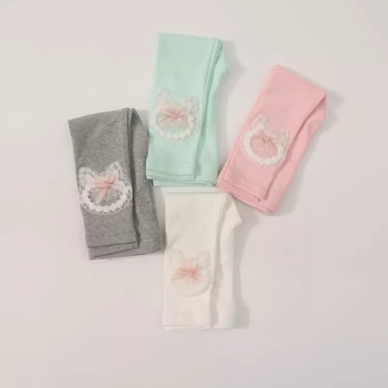 New-Pierrot - Korean Children Fashion - #Kfashion4kids - Love Cat Leggings - 7