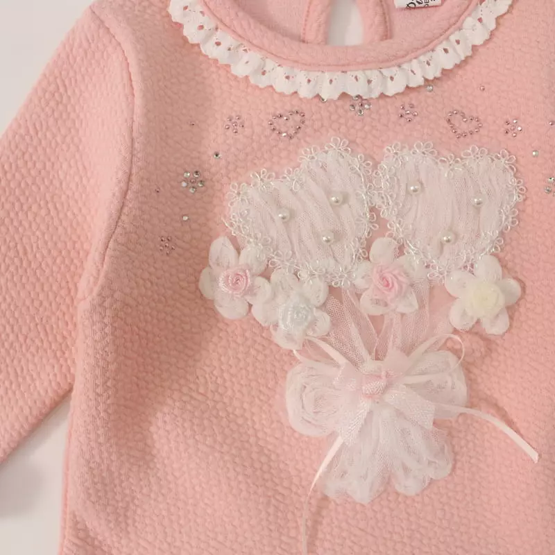 New-Pierrot - Korean Children Fashion - #childofig - Flower One-piece - 8